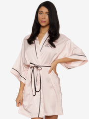 Kimono Piping Soft Pink